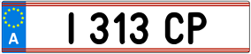 Truck License Plate